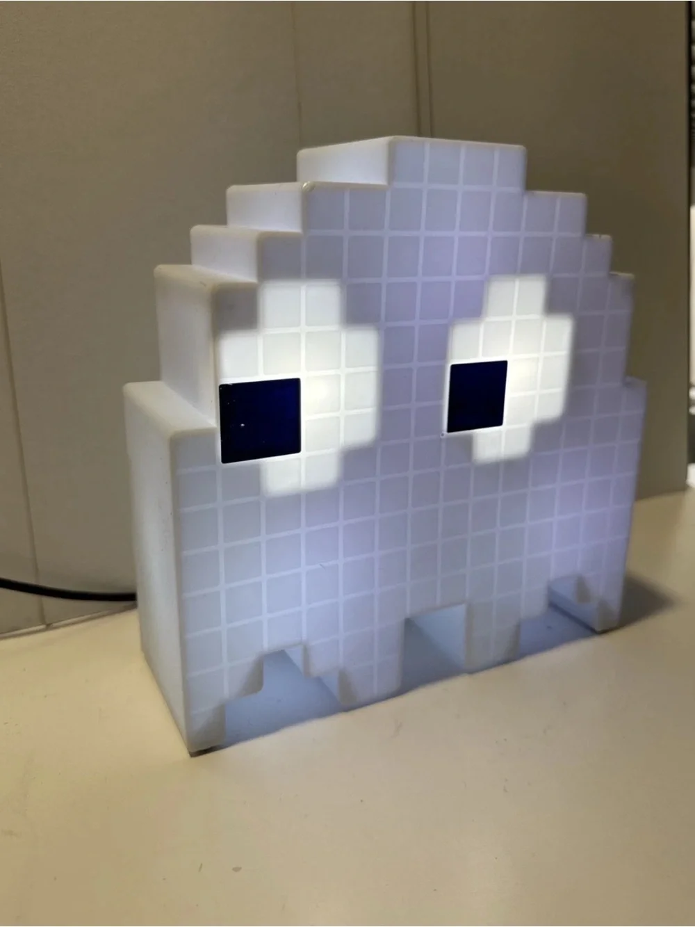Purple Pixel Ghost LED Night Light - Gaming Accent